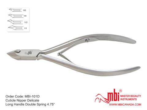 MBI-101D-Cuticle-Nipper-Delicate-Long-Handle-Double-Spring-4.75