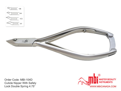 MBI-104D-Cuticle-Nipper-With-Safety-Lock-Double-Spring-4.75