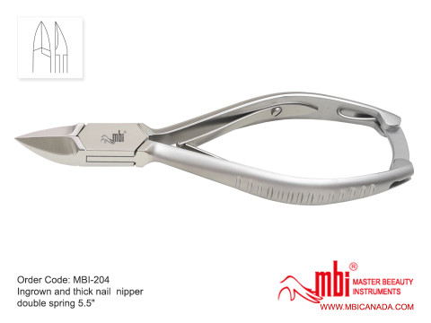 MBI-204-Ingrown-and-thick-nail--nipper-double-spring-5.5