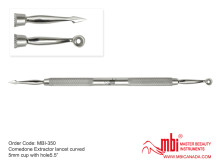 MBI-350-Comedone-Extractor-lancet-curved-5mm-cup-with-hole-5.5